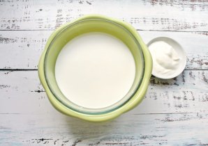 Йогурт клубничный - фото шаг 2