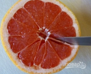 Запеченный грейпфрут с корицей и коричневым сахаром - фото шаг 1