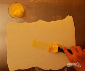 Слойки с сыром и маком - фото шаг 2