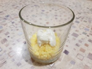 Овощной салат с полентой "Bravolli" и мясом кролика - фото шаг 3