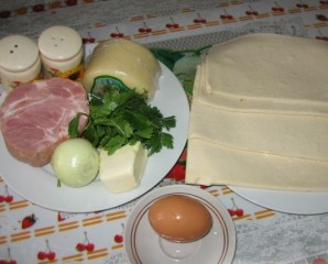 Хачапури с ветчиной и сыром - фото шаг 1