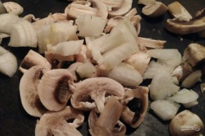 Овощи с грибами без масла - фото шаг 2