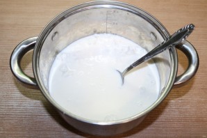 Твёрдый сыр из молока - фото шаг 2