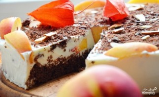 Персиковый торт-суфле - фото шаг 12