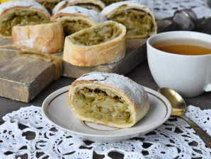 Штрудель с кислицей - фото шаг 8