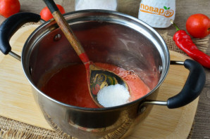 Томатный соус без уксуса на зиму - фото шаг 5