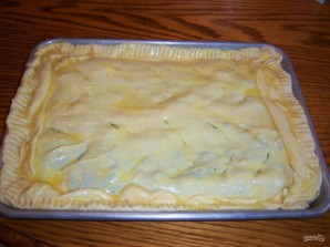 Слоеный пирог с брокколи и сыром - фото шаг 5