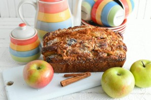 Медовый кекс с яблоками и орехами - фото шаг 5