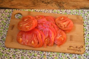 Омлет с баклажанами и помидорами - фото шаг 3