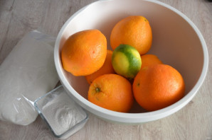 Апельсиновый конфитюр с желфиксом - фото шаг 1