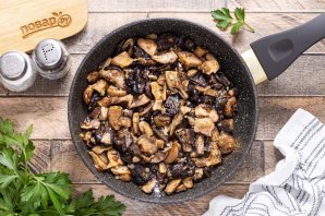 Грибы сушеные жареные - фото шаг 9