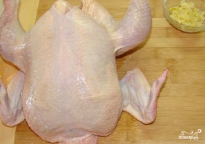 Запеченный цыпленок в рукаве - фото шаг 1