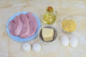 Отбивные из индейки с сыром - фото шаг 1