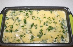 Запеканка картофельная с курицей в духовке - фото шаг 7