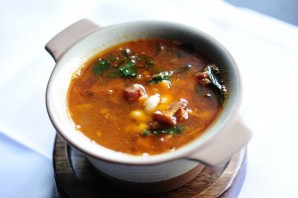 Суп из лисичек с фасолью - фото шаг 14