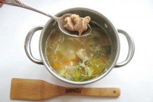 Куриный суп с брюссельской капустой - фото шаг 6