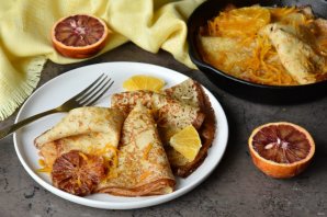 Апельсиновые крепы - фото шаг 13