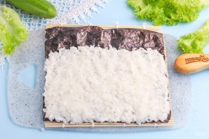 Роллы с мидиями - фото шаг 3