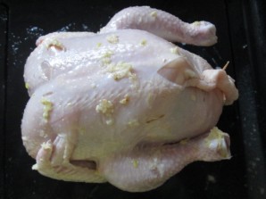 Курица, запеченная с рисом - фото шаг 6