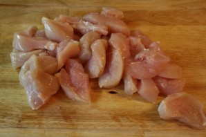 Омлет с куриным филе - фото шаг 2