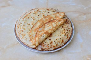 Блины с лососем - фото шаг 7