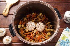 Постный плов в мультиварке - фото шаг 7