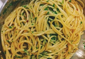 Спагетти с петрушкой - фото шаг 6