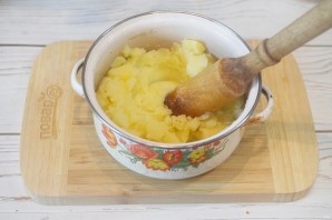 Картофельное пюре с беконом и сыром - фото шаг 3