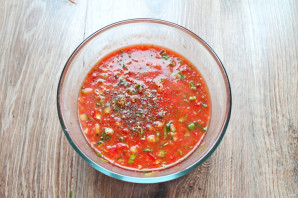 Гаспачо с томатным соком - фото шаг 8