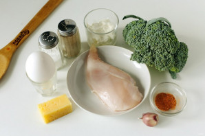 Диетическая курица с брокколи в духовке - фото шаг 1