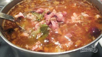 Суп-солянка (классический рецепт) - фото шаг 9