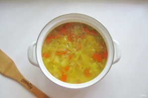 Суп с чечевицей и капустой - фото шаг 8