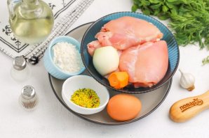 Котлеты из куриной грудки в духовке - фото шаг 1