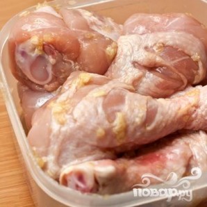 Куриные голени в имбирном маринаде - фото шаг 3