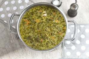 Куриный суп со щавелем - фото шаг 10