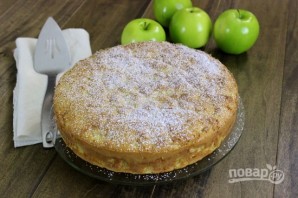 Воздушный пирог с яблоками - фото шаг 7