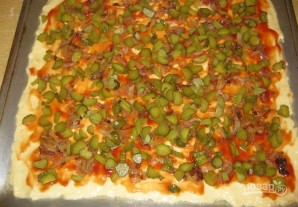 Пицца в духовке (тесто на майонезе) - фото шаг 7