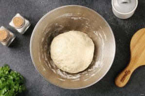 Пирог с тыквой, сыром и луком - фото шаг 5