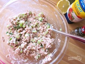 Салат из консервы тунца - фото шаг 4