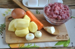 Суп с фрикадельками и яйцом - фото шаг 1