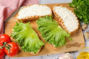 Двойной бутерброд - фото шаг 5