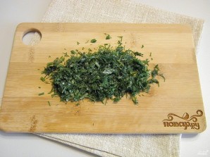 Салат с кириешками и кукурузой - фото шаг 3