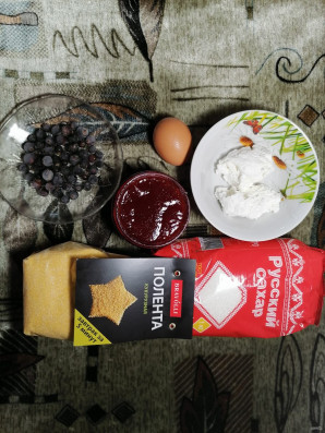 Десерт в стакане с полентой "Bravolli" - фото шаг 1