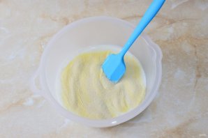 Запеканка на кефире в мультиварке