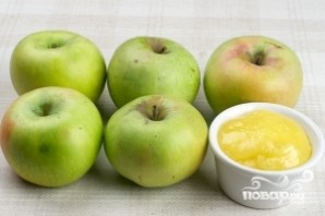Печеные яблоки с медом - фото шаг 1