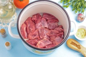 Суп из консервированной фасоли с мясом - фото шаг 2