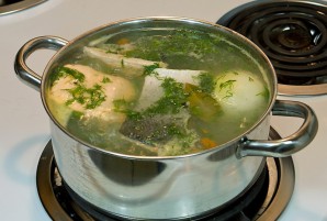 Суп с рыбным филе - фото шаг 6