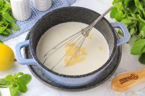 Сыр из козьего молока с яйцом - фото шаг 3
