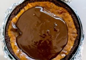 Кофейный чизкейк с шоколадным ганашем - фото шаг 10