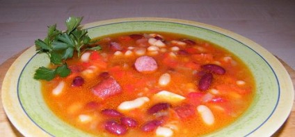 Густой суп с фасолью - фото шаг 6